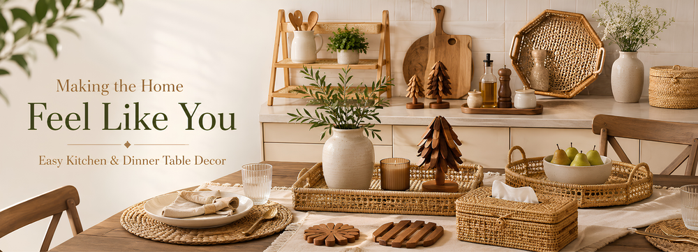 Making the Home Feel Like You: Easy Kitchen & Dinner Table Decor