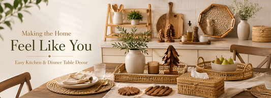 Making the Home Feel Like You: Easy Kitchen & Dinner Table Decor