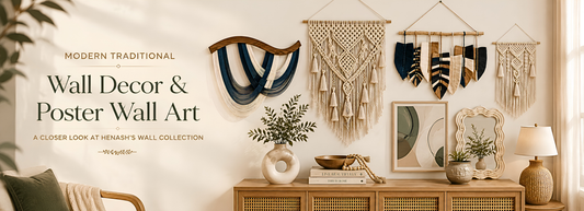 Modern Traditional Wall Decor and Poster Wall Art: A Closer Look at Henash's Wall Collection