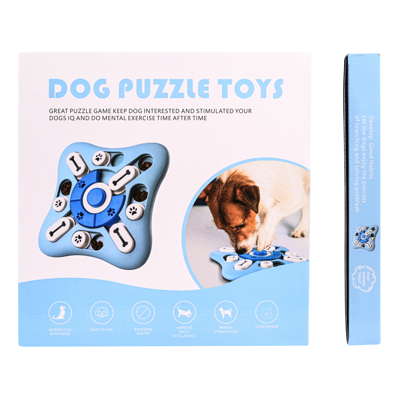 Jouet interactif pour animaux de compagnie à alimentation lente