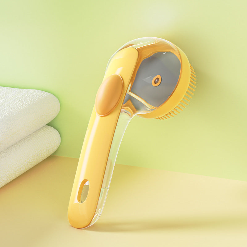 Brosse de bain en silicone pour animaux de compagnie