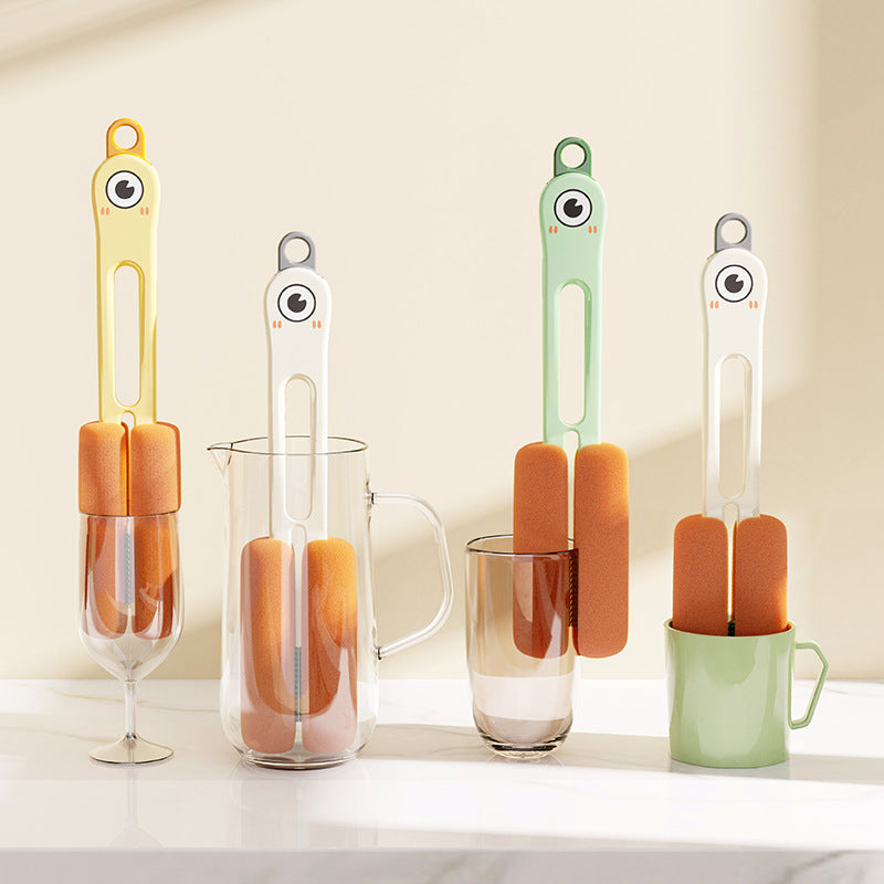 Brosse à bouteille quatre-en-un