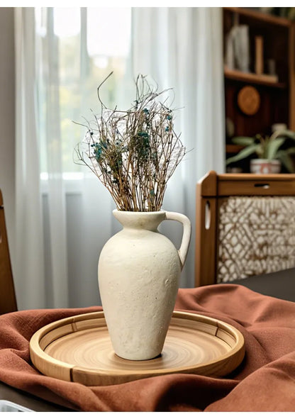 Wabi-Sabi Style Ceramic Vase
