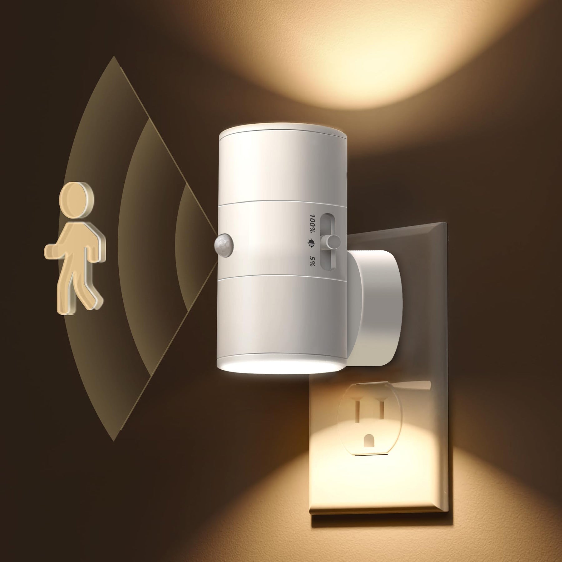 LED Motion Sensor Night Light for Bedroom