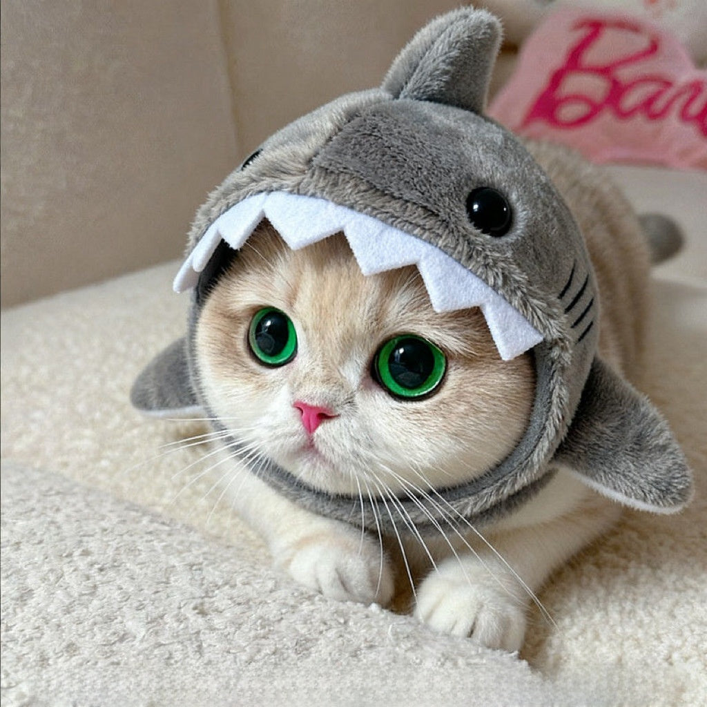 Costume de chat requin