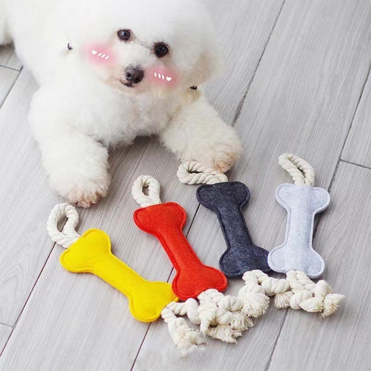 Jouet à mâcher en feutre pour chien