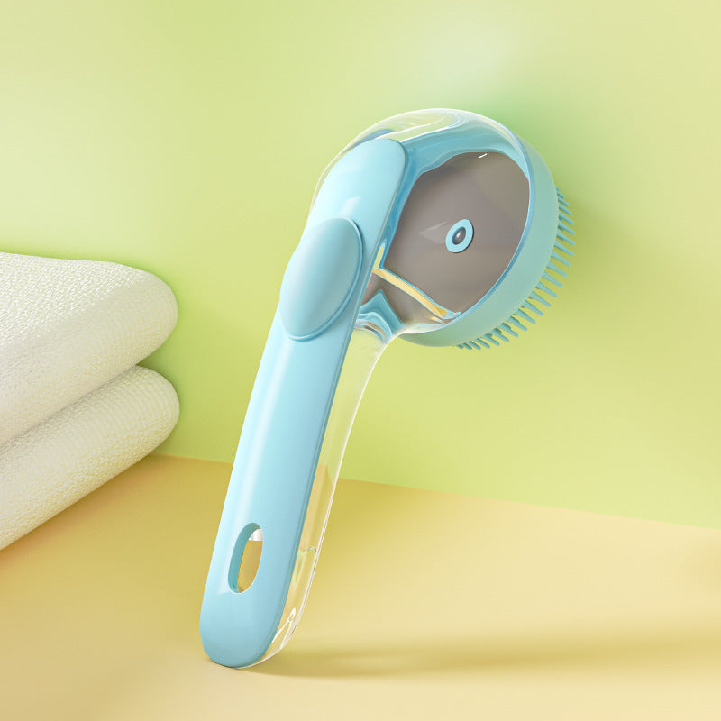 Brosse de bain en silicone pour animaux de compagnie