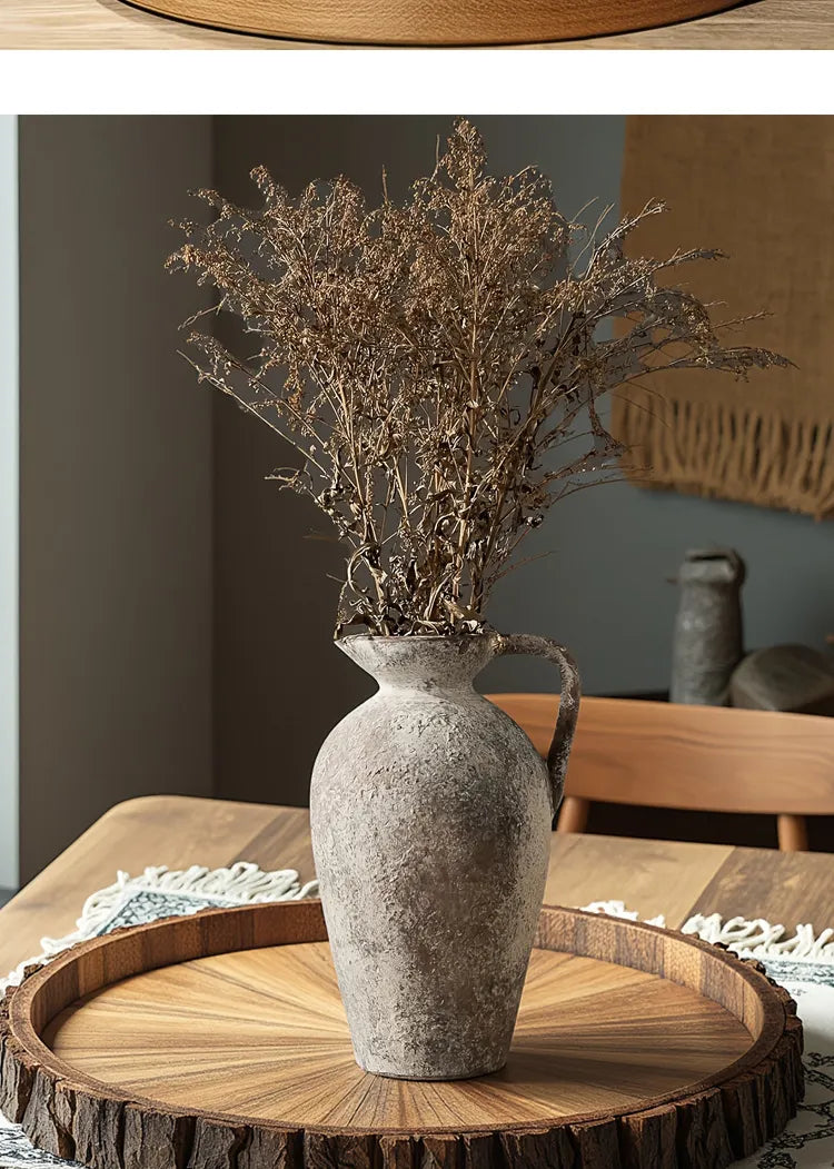 Wabi-Sabi Style Ceramic Vase