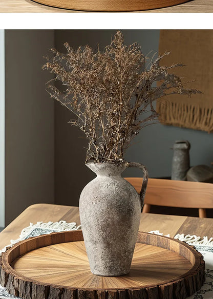 Wabi-Sabi Style Ceramic Vase