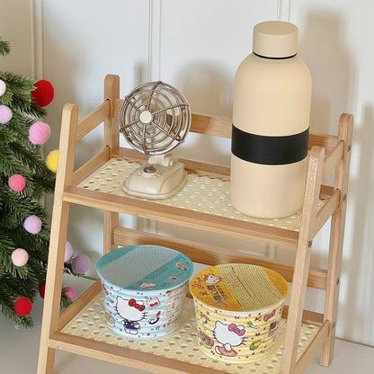 Étagère Minimaliste en Bois pour Cuisine et Bureau