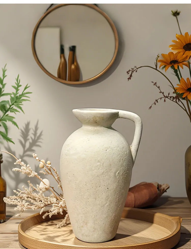 Wabi-Sabi Style Ceramic Vase