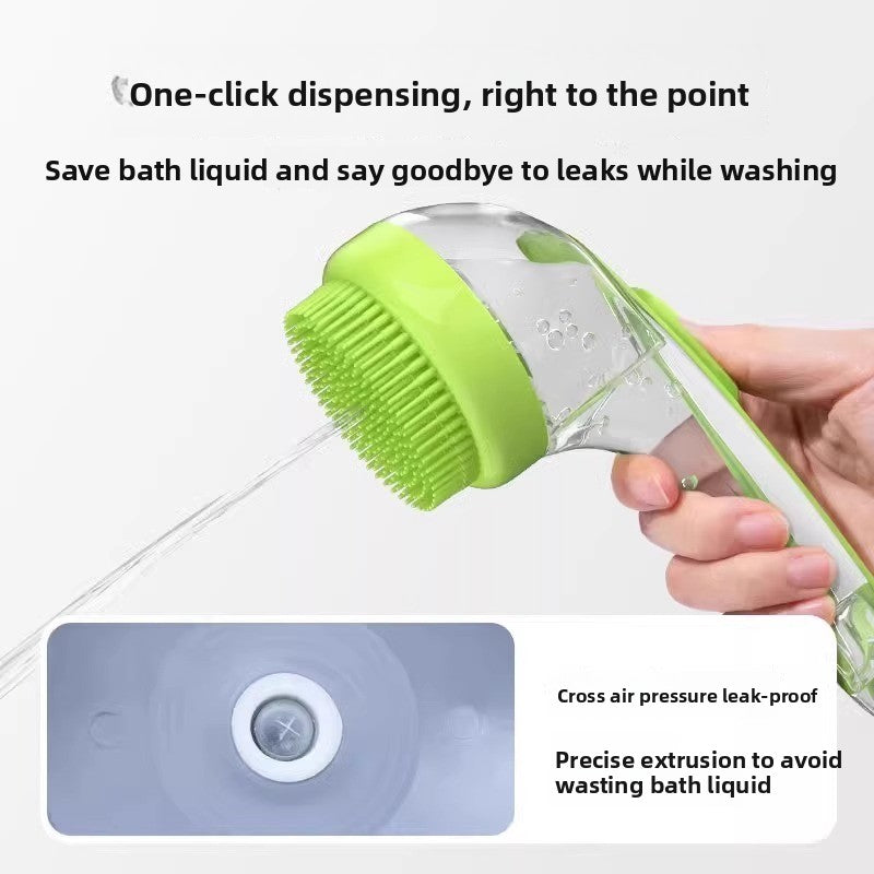 Brosse de bain en silicone pour animaux de compagnie