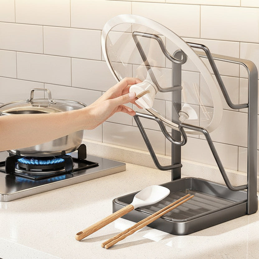 Multifunctional Kitchen Countertop Organizer Rack
