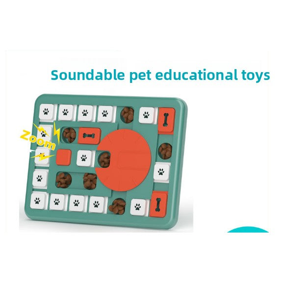 Jouet interactif pour animaux de compagnie à alimentation lente