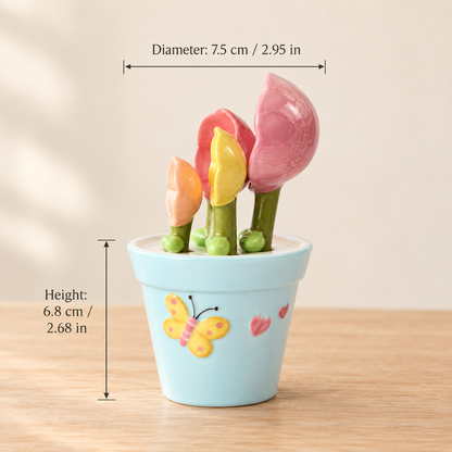 Cute Butterfly Flower Measuring Spoon Set