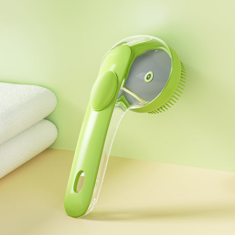 Brosse de bain en silicone pour animaux de compagnie
