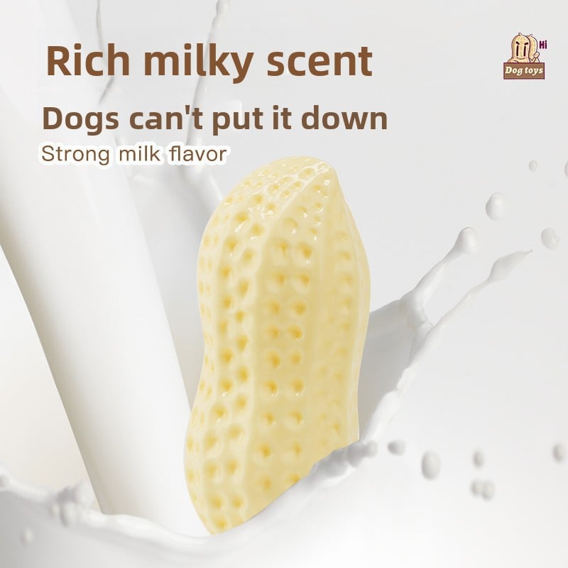 Peanut Squeaky Dog Chew Toy